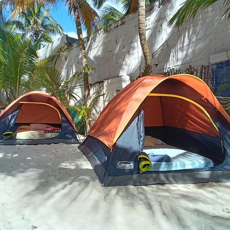 Chavez Eco Beach Camping And Cabanas Tulum Eksteriør bilde