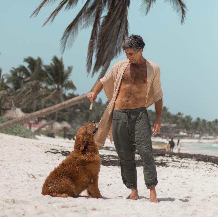 Chavez Eco Beach Camping And Cabanas Tulum Eksteriør bilde