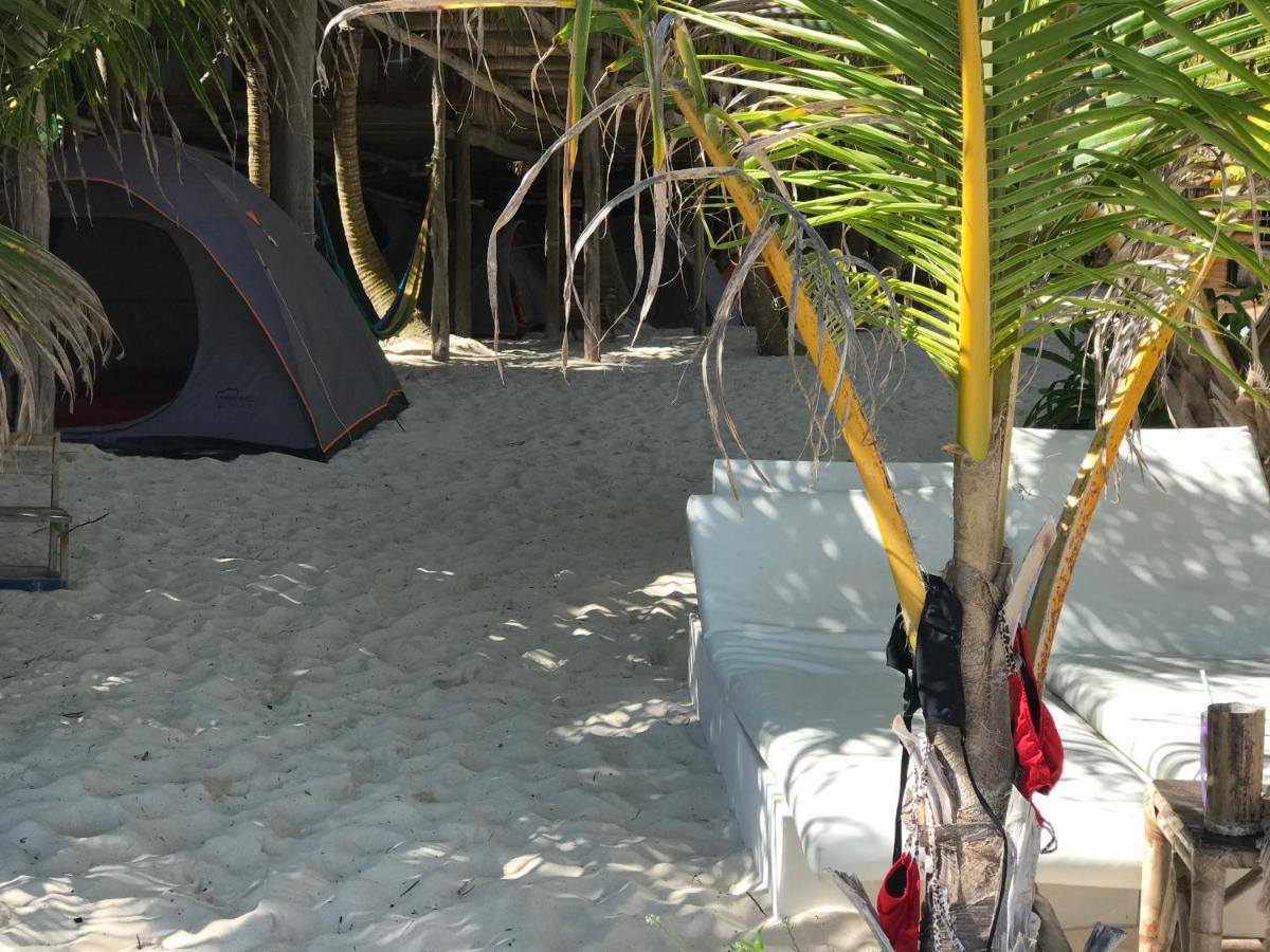 Chavez Eco Beach Camping And Cabanas Tulum Eksteriør bilde