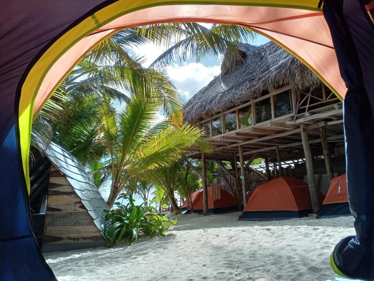 Chavez Eco Beach Camping And Cabanas Tulum Eksteriør bilde