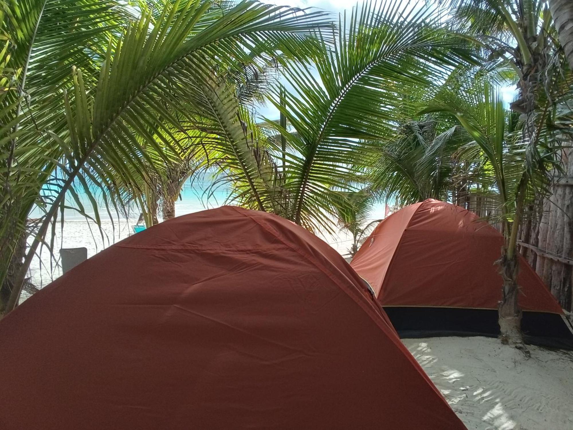 Chavez Eco Beach Camping And Cabanas Tulum Rom bilde