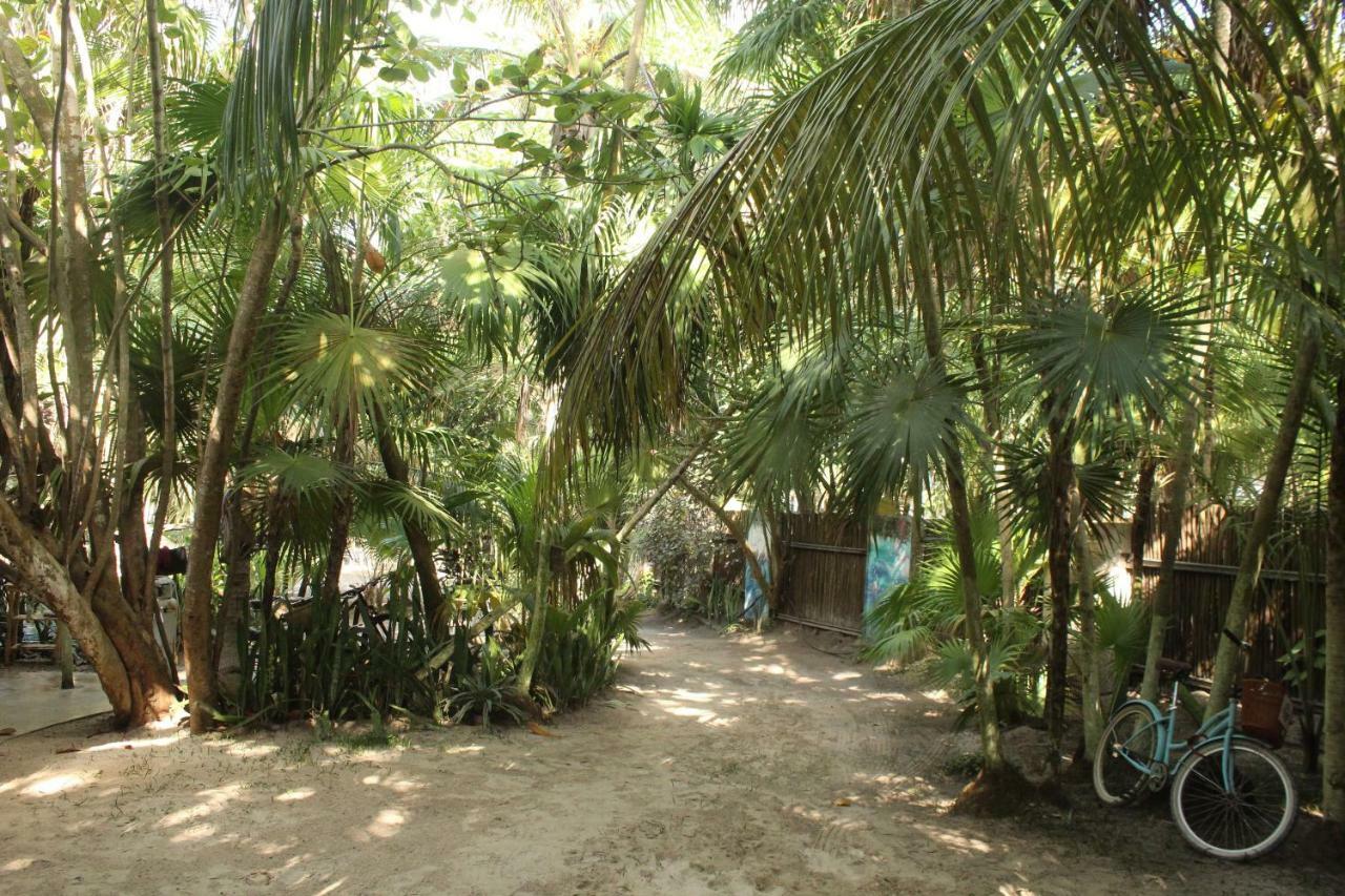 Chavez Eco Beach Camping And Cabanas Tulum Eksteriør bilde